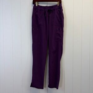 Scrubstar Healthcare Scrub Stretch Pants Women Size S Eggplant Medical WM01B072